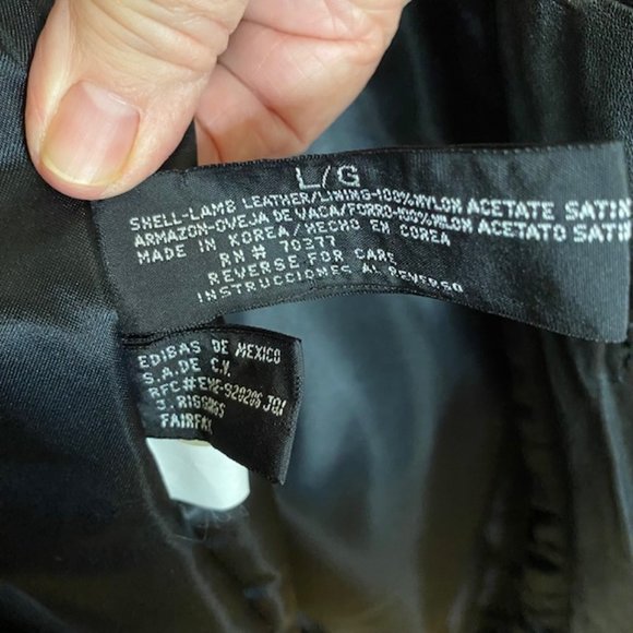 Fairfax Men's Vintage Black Leather Trench Coat Size L - Picture 3 of 13